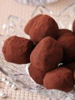 Truffes au chocolat noir