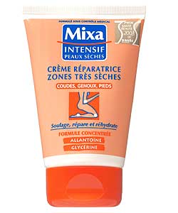 "Crème réparatrice zones très sèches" de Mixa