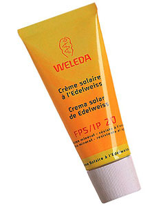 Crème solaire à l'Edelweiss de Weleda