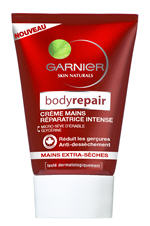 Crème mains "Bodyrepair" de Garnier