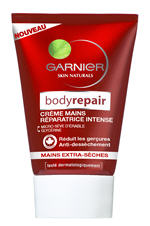 Cr&egrave;me mains "Bodyrepair" de Garnier