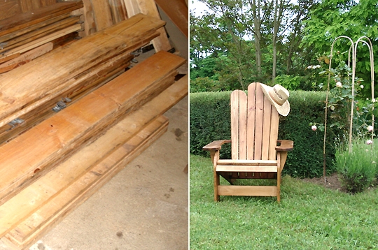 Fabriquer un fauteuil