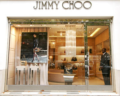 La boutique Jimmy Choo : Ecrin de r&ecirc;ve cherche adresse ultra-pris&eacute;e