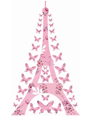 Sticker Tour Eiffel "French Liberty" d'Invasions Ephémères