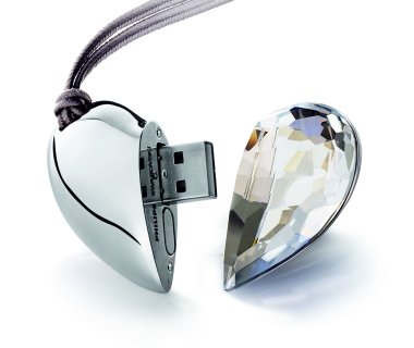 Pendentif Heart Beat Active Crystals Philips et Swarovski
