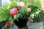 Bouquet avec des roses