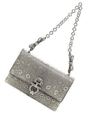 10 accessoires de f&ecirc;te : Sac en python de Salvatore Ferragamo