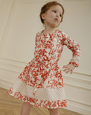 10 tenues de créateurs pour petites filles : Robe fleurie de Caramel baby & child