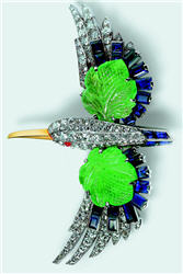 Broche "Martin p&ecirc;cheur"