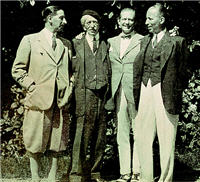 Alfred Cartier et ses trois fils