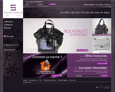 J'ai test&eacute; la location d'un sac griff&eacute; avec Sacdunjour.com : le site