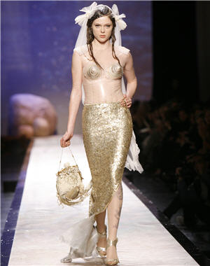 Les défilés haute couture printemps-été 2008 : Robe de sirène de Jean-Paul Gaultier