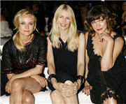 Diane Kruger, Claudia Schiffer et Mila Jovovich au défilé Chanel 