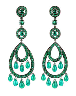 10 parures joaillières portées à Cannes : pendants d'oreilles "Cinna" de Boucheron