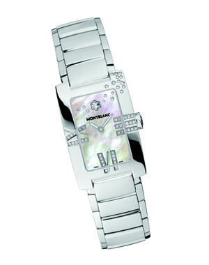 10 nouveaut&eacute;s horlog&egrave;res : montre "Lady Profile Joaillerie" de Montblanc