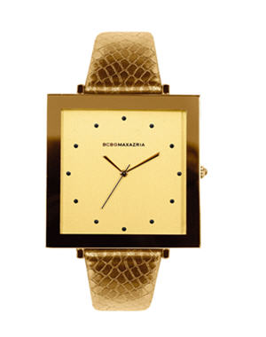 L'&acirc;ge d'or de l'accessoire : Montre "Carr&eacute; Gold" de Max Azria