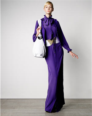 10 robes en Technicolor : robe violette de Paul & Joe