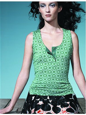 Tendance "vert" : T-shirt imprimé "stars" de La Redoute