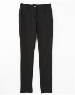 Un look tendance autour de la veste de tailleur : Pantalon slim de Promod