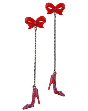 10 bijoux fantaisie : boucles d'oreille escarpins des N&eacute;r&eacute;ides