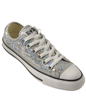 converse basse paillette