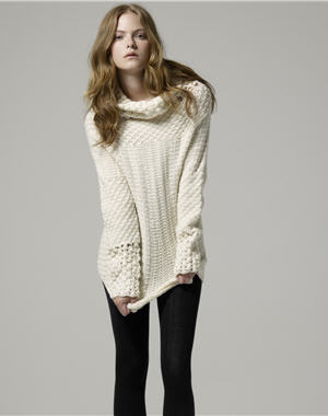 15 cr&eacute;ations en maille :  Pull col  Marilyn de Pablo