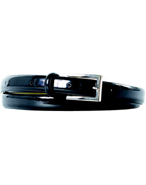 10 accessoires vernis : ceinture noire de Pourchet