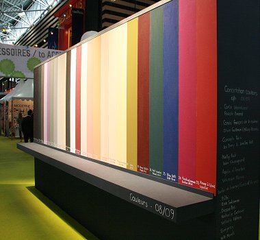 Nouveautés textiles : la carte couleurs 2008