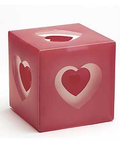 Saint Valentin : Lampe cube coeur de Conforama