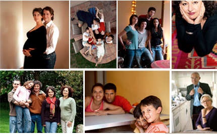 Les familles &agrave; table