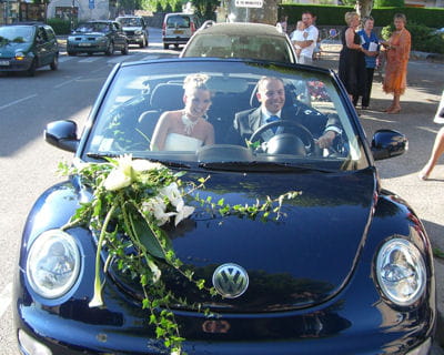 la voiture des mariés 