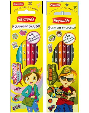 Crayons de couleur personnalisables Reynolds