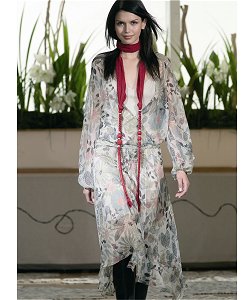 Tendance seventies : Robe cache-coeur de Kooka&iuml;