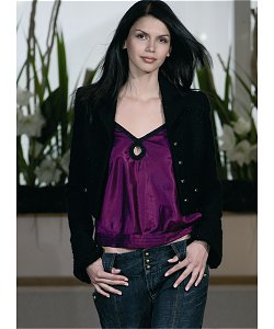 Tendance violet: Top &agrave; bretelles de Kooka&iuml;