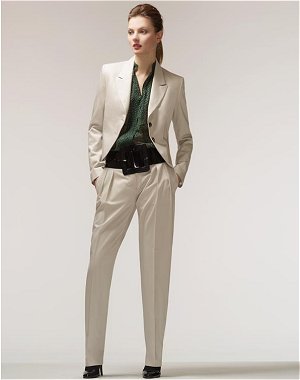 Tendance masculin-f&eacute;minin : Ensemble pantalon &agrave; pinces de Eurythmic