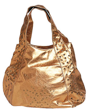 10 accessoires de fête à petits prix : le grand sac doré de La Redoute