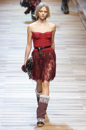 d&eacute;fil&eacute; d&g automne-hiver 2010-2011 