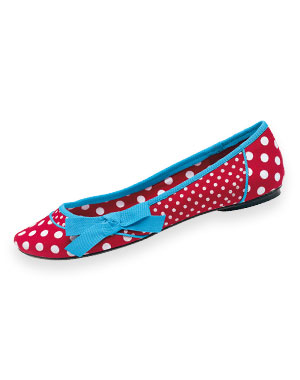 20 jolies ballerines : Ballerines &agrave; pois de La Redoute
