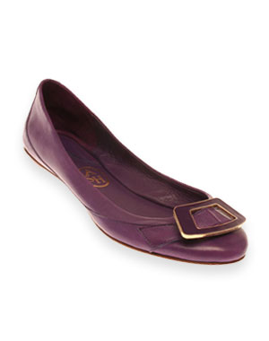 20 jolies ballerines : Ballerines en cuir violet de Ash