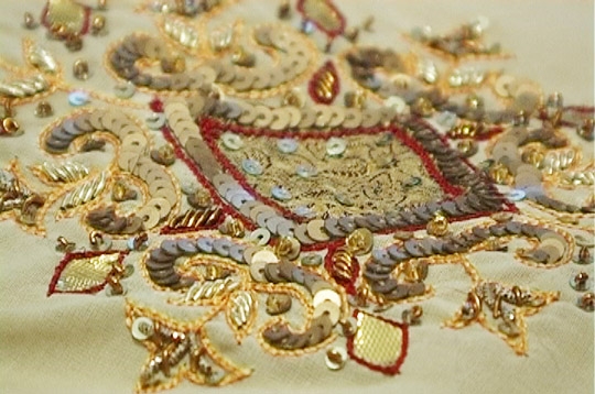 Broderie de soie
