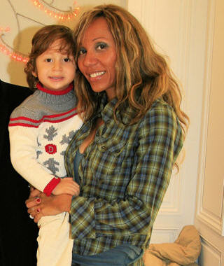 Cathy Guetta et son fils Tim Elvis