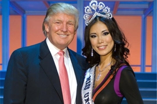 Miss Univers 2007 et Donald Trump
